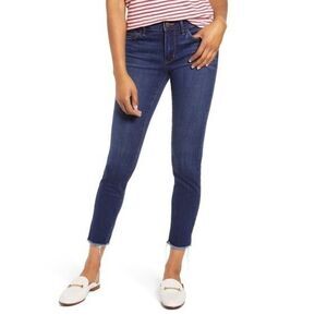 28x26 Sam Edelman ‘The Kitten’ Mid Rise Skinny Crop Jean raw hem